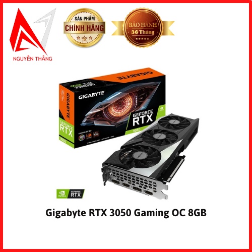 Vga Card màn hình Gigabyte RTX 3050 GAMING OC 8G new chính hãng