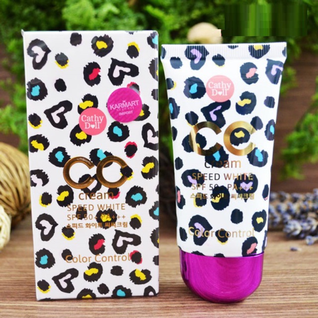 Kem nền mịn, mướt,kiềm dầu Speed White CC Cream SPF50+ PA+++