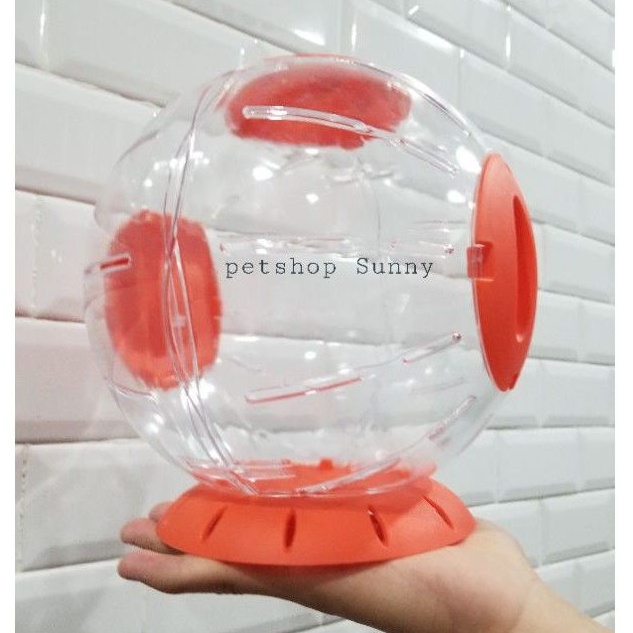 Banh chạy 20cm mica kèm đế cho hamster (bear tạng to, bear trưởng thành)