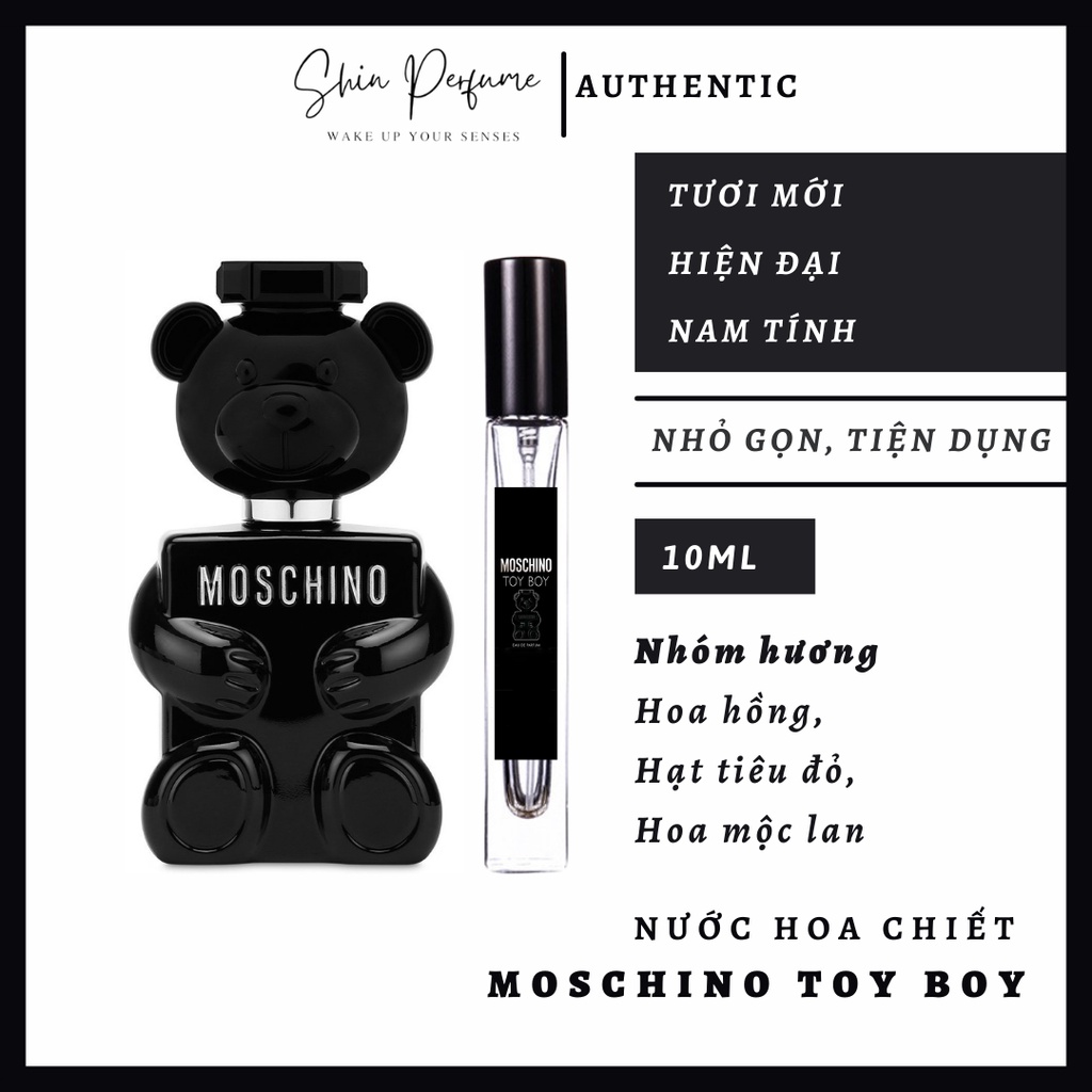 ( Mẫu Thử ) Nước Hoa Nam 🐻 𝗠𝗢𝗦𝗖𝗛𝗜𝗡𝗢 𝗧𝗢𝗬 𝗕𝗢𝗬 🐻
