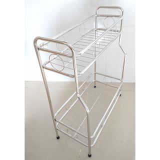 Kệ inox eo 2 tầng