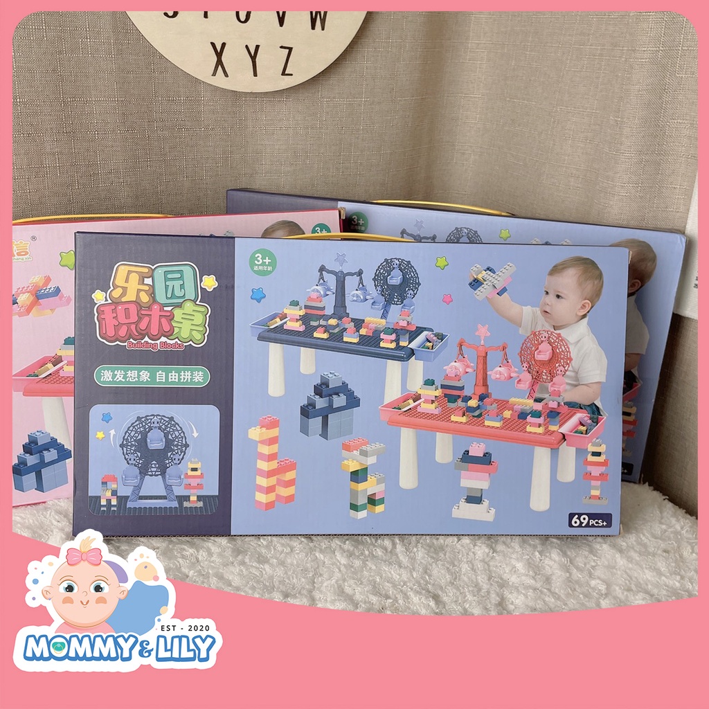 Lego xếp hình 69 chi tiết sáng tạo cho bé