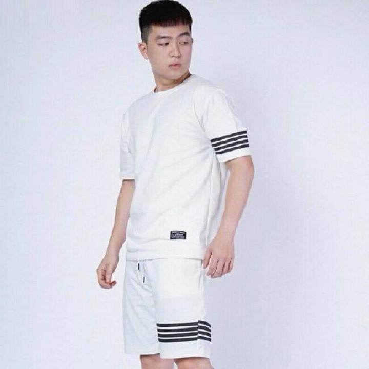 Bộ Thể Thao nam ⚡️ XẢ KHO ⚡️ Nguyên Sét 3 sọc tay unisex - đồ mặc ở nhà BTT4X