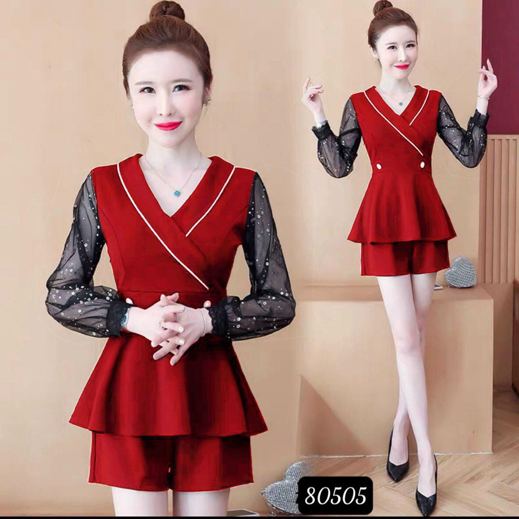 SET BỘ ĐÙI PHỐI TAY LƯỚI KIM TUYẾN SIÊU DỄ THƯƠNG
