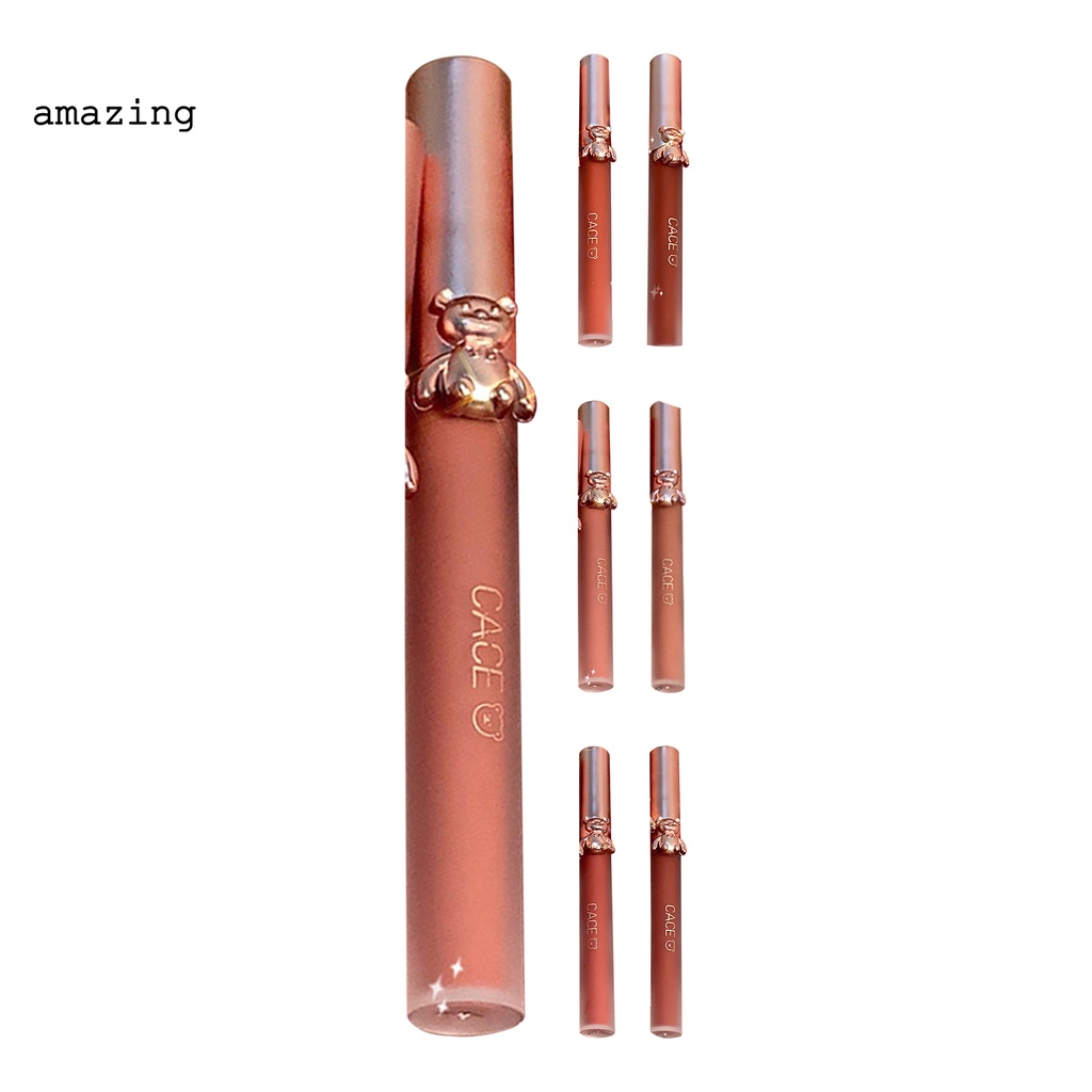 [Hàng mới về] Son kem lì tông nude hỗ trợ dưỡng ẩm tiện dụng cho nữ