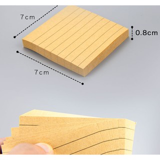 Giấy nhớ kraft vuông