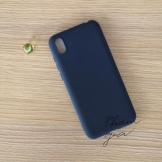 Ốp lưng Xiaomi Redmi 7a dẻo silicon màu đen (có video)