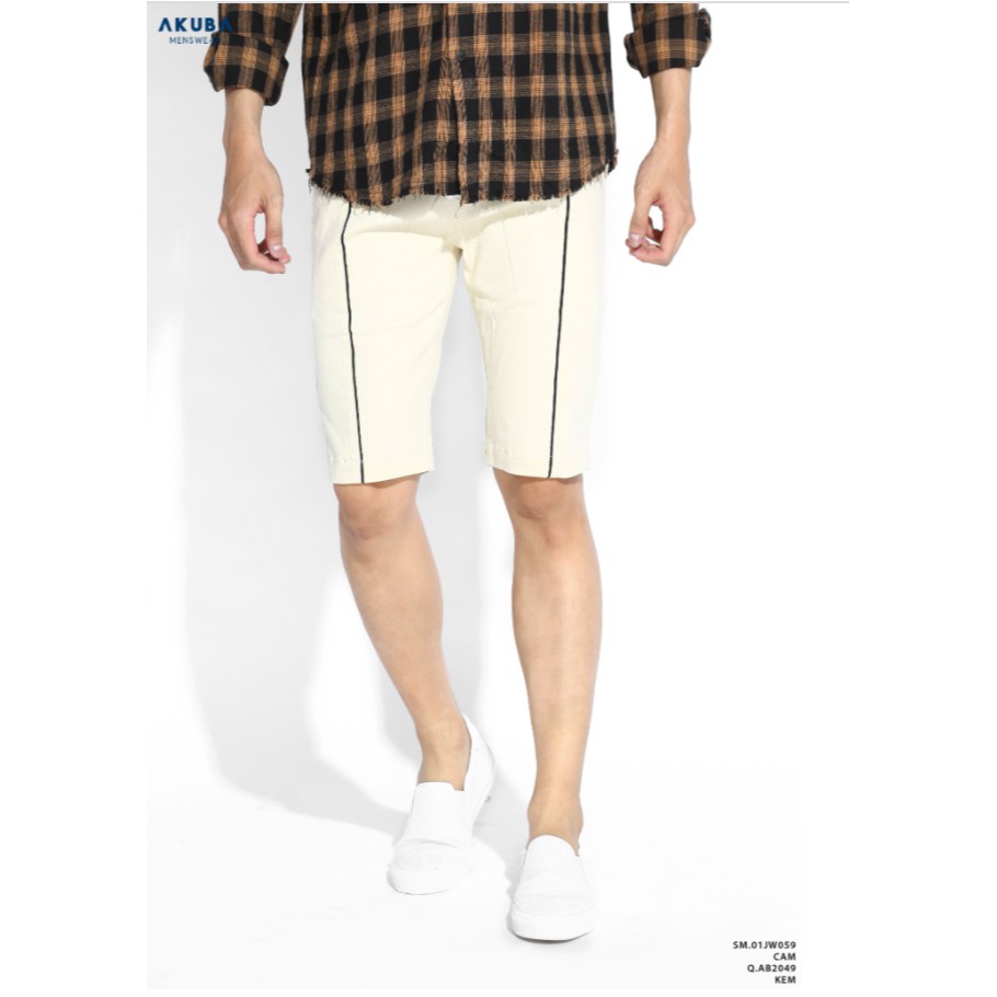 Quần Short Nam Kaki Thời Trang Cao Cấp AKUBA - Form Skinny | AB2049 | BigBuy360 - bigbuy360.vn