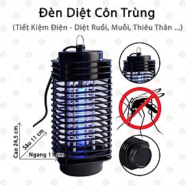 Đèn Bắt Muỗi Con Dơi - Máy Bắt Muỗi Đen Có Cổng Usb