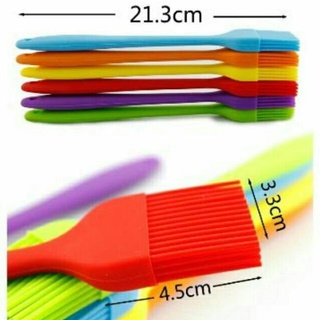 Chổi quét dầu ăn , nước sốt cán silicon 21cm