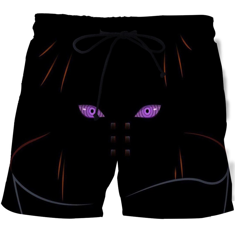 Quần Short Nam Họa Tiết Akatsuki 3D Thời Trang