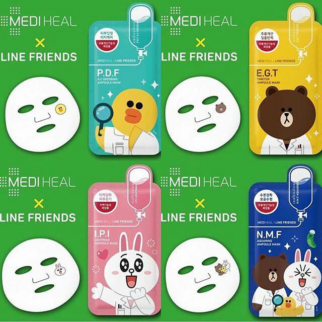 Mặt nạ dưỡng da Mediheal Line Friends