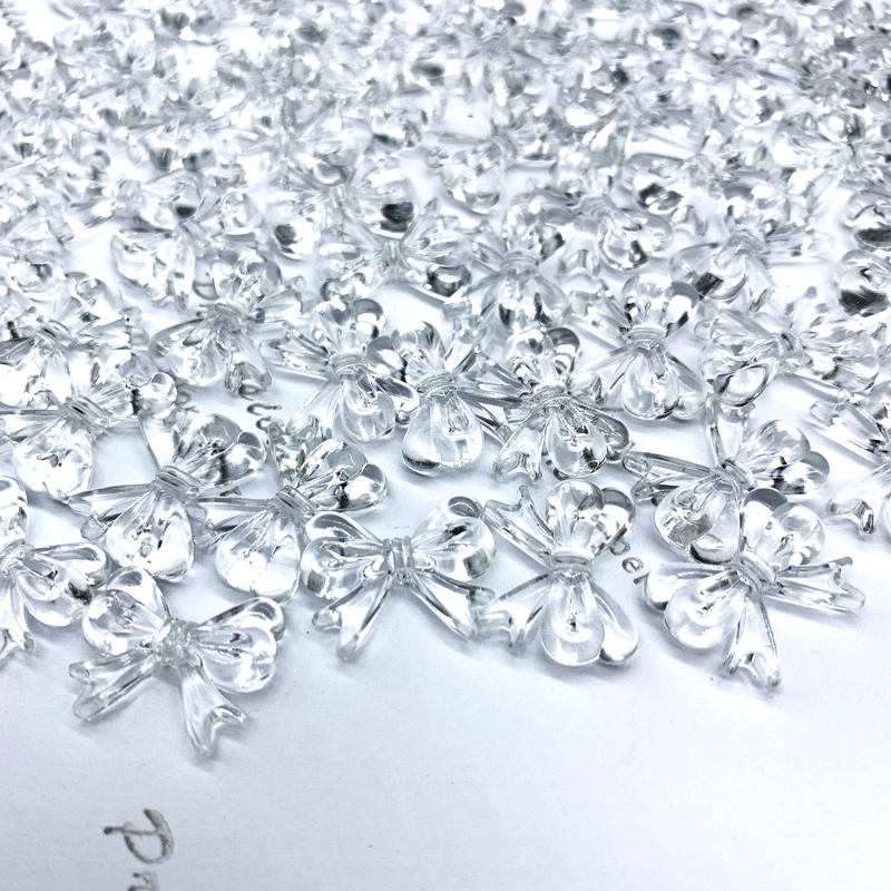 30 Hạt Nhựa Trong Suốt Kích Thước 15*18mm
