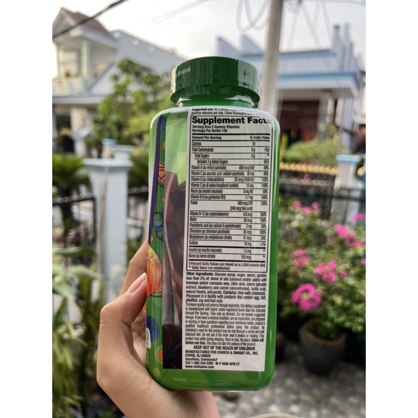 Kẹo vitamin cho người lớn vitafusion gummies multivitamin260 viên date 9/2024