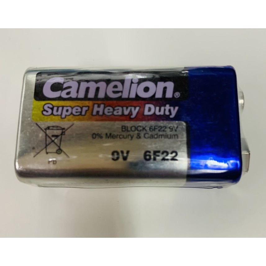 Pin Không sạc 9V Camelion 6F22