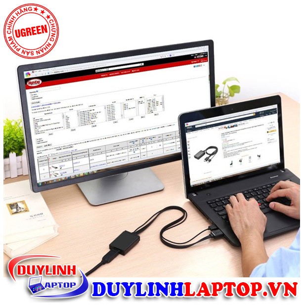 Cáp chuyển HDMI to Displayport cao cấp chính hãng UGREEN 40238 - Cáp HDMI to Displayport chất lượng cao