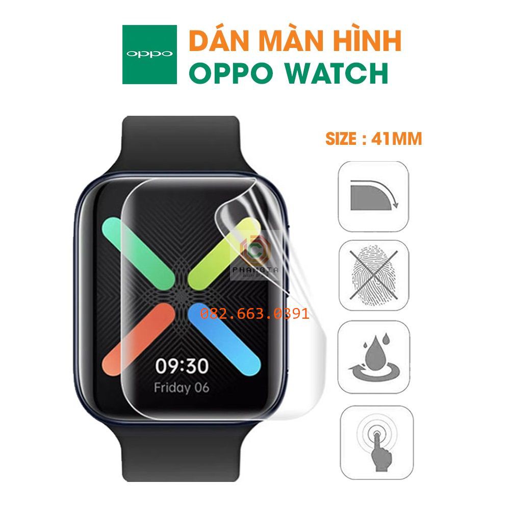 (Mua 1 tặng 1)Dán PPF loại bóng, nhám Oppo Watch 41mm/46mm Chống Trầy Xước Màn Hình, tự phục hồi vết thương