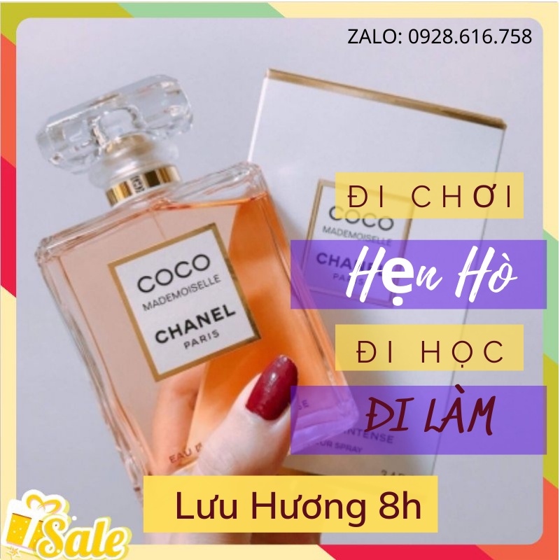 Nước Hoa Nữ Coco Mademoiselle 100Ml Nước Hoa Nữ Thơm Lâu Mùi Ngọt