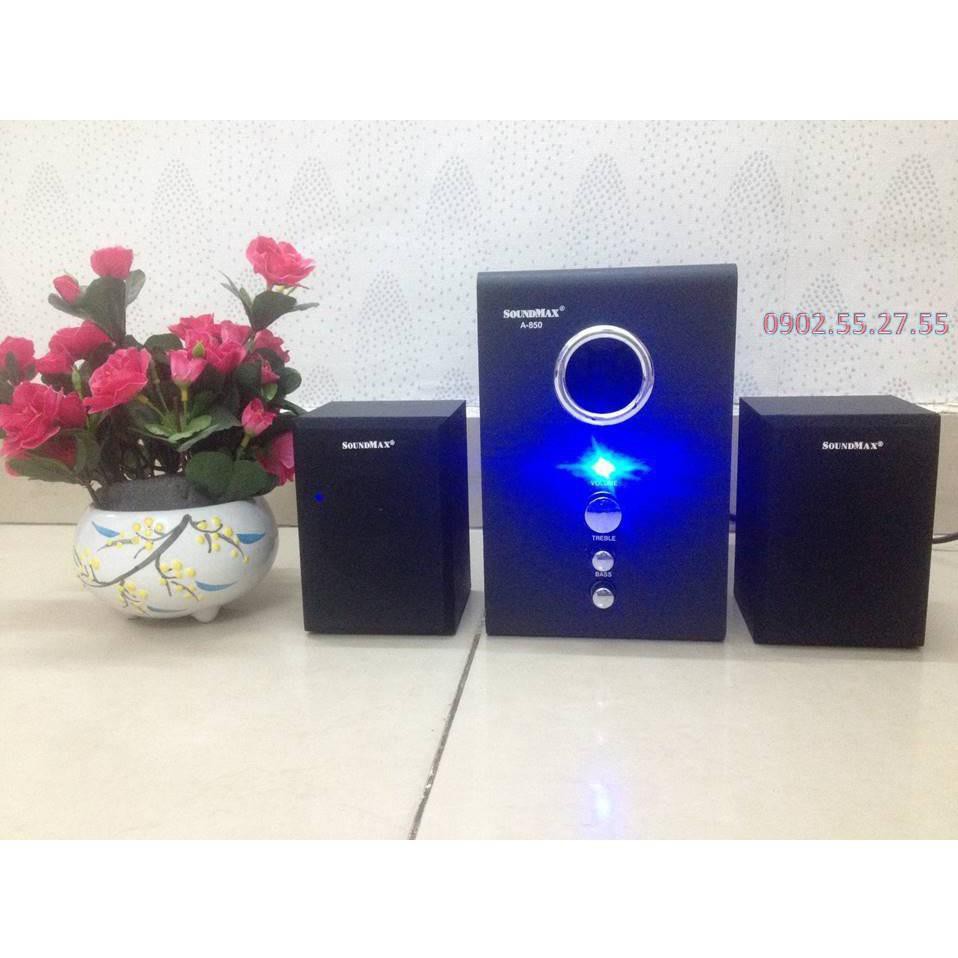 Bộ Soundmax 3 loa 850 màu đen nghe nhạc - Xem phim