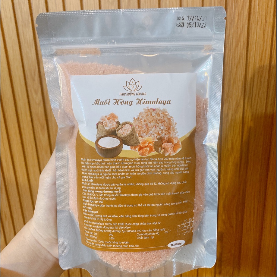 Muối hồng hymalayan thuần chay Thượng Hạng
