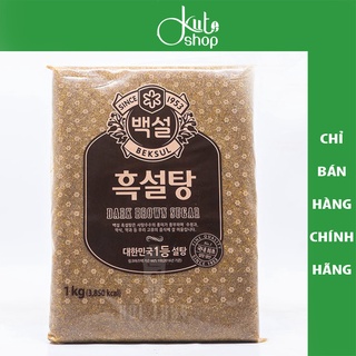 Đường đen Hàn Quốc Beksul Dark Brown Sugar 1kg