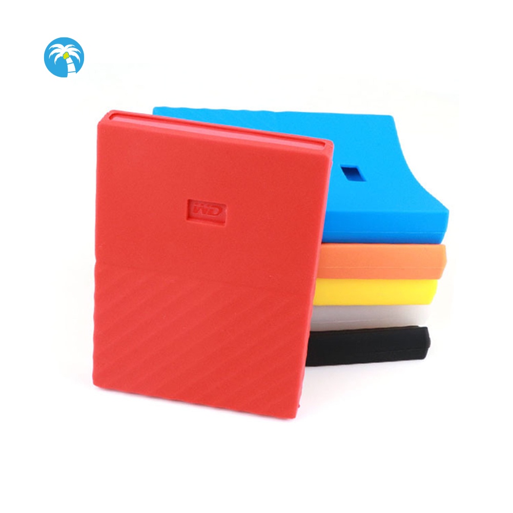 COD Silicone Non-Slip Hard Drive Protective Case Cover Skin for WD My Passport 1/2T