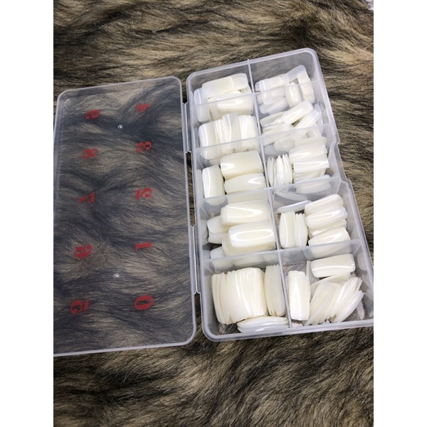 Móng úp chân dài hộp cao cấp ( hộp móng úp chân dài , úp được cả tay )