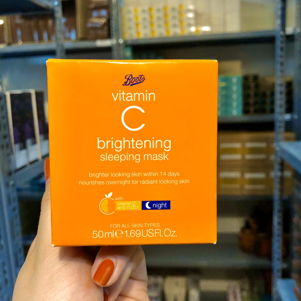 Boots - Mặt nạ ngủ Vitamin C 50 ml