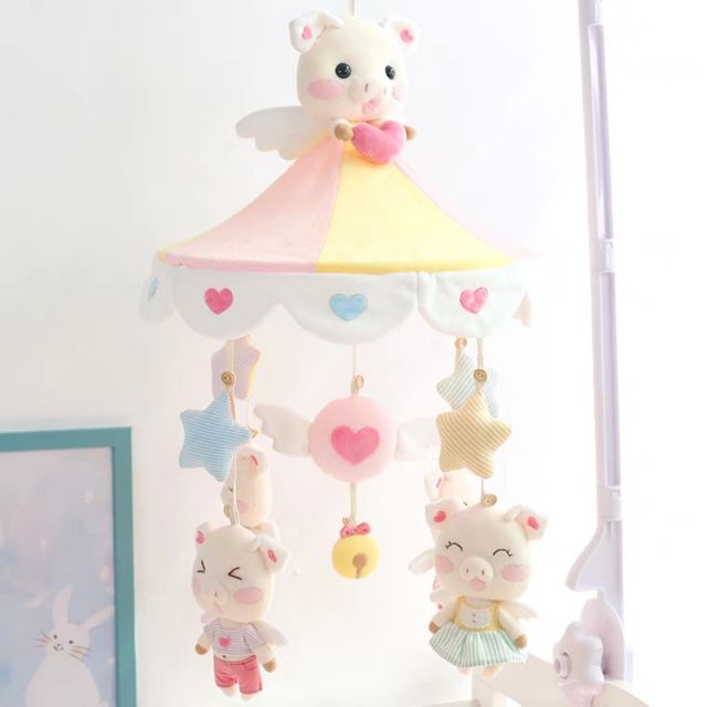 Nôi treo thú bông vải  DIY cho bé
