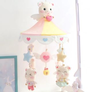Nôi treo thú bông vải DIY cho bé