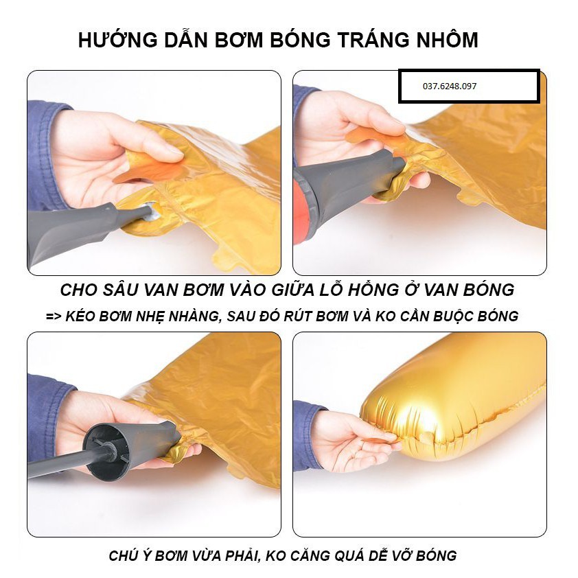 set sinh nhật Gấu và Thỏ đáng yêu ( có tặng kèm keo dán bóng và đồ bơm tay  )