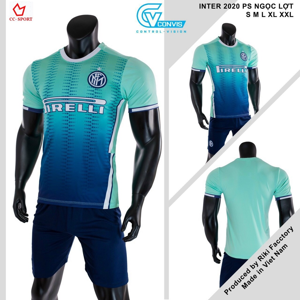 Áo đá bóng Riki Convis CLB Inter Milan Cao Cấp mùa giải 2020-2021