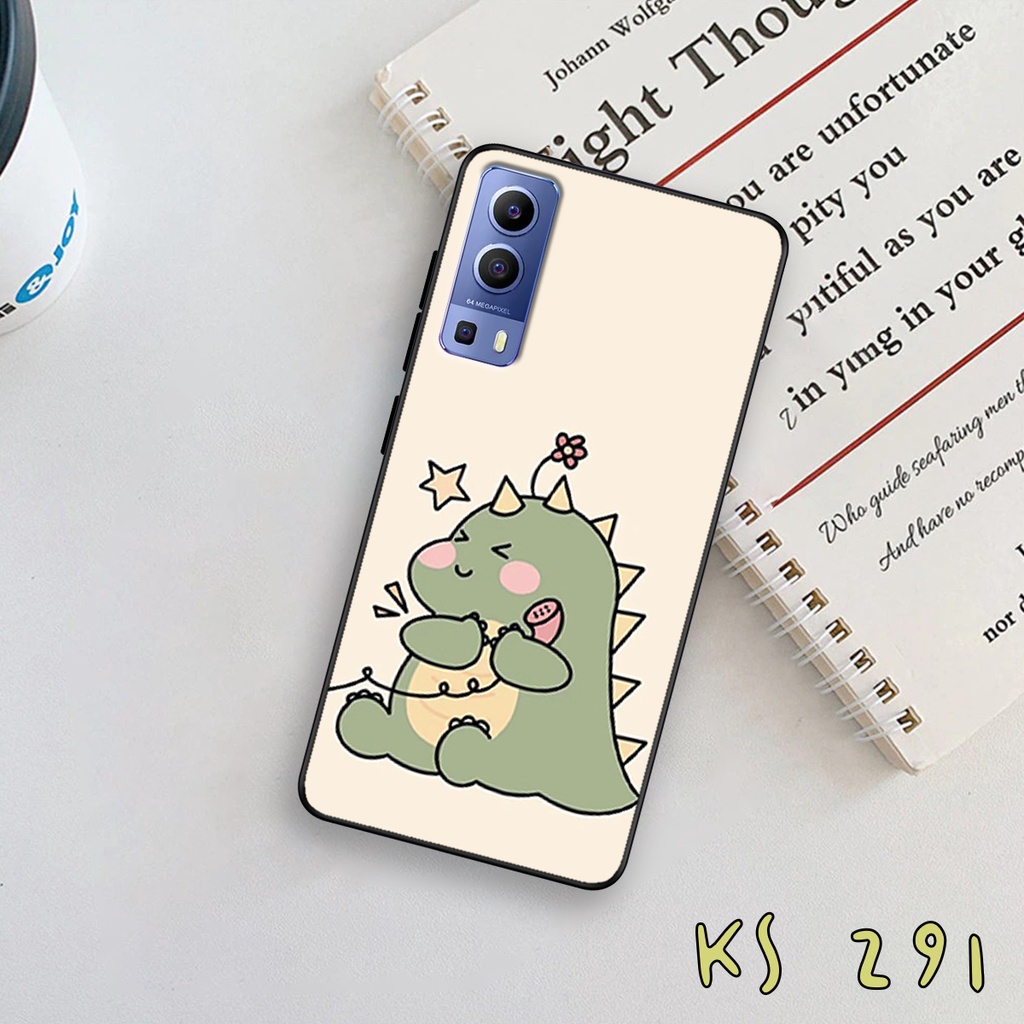 Ốp lưng Vivo y72 5G - Vivo Y15s - Vivo Y52s - Ốp in hình khủng long,dinosaur dễ thương