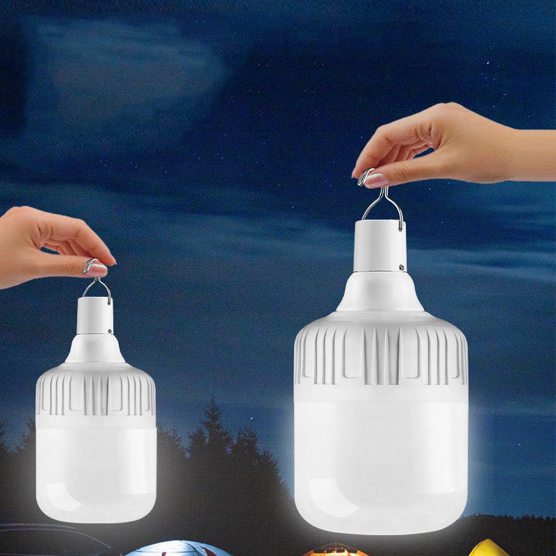 Bóng Đèn Led Bóng Đèn Tích Điện Kèm Móc Treo Đa Năng Sun.z - Gia Dụng Thông Minh