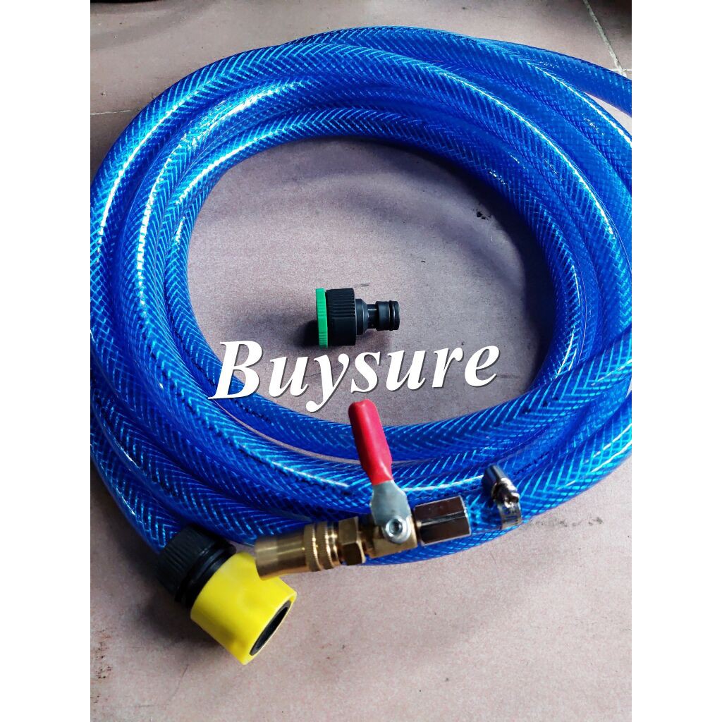 Trọn Bộ dây xịt rửa dùng nước máy 21mm-27mm có nối