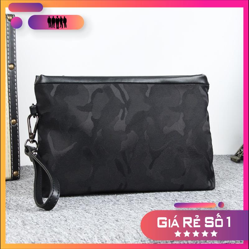 VÍ CẦM TAY SIZE NHỎ HỌA TIẾT CAMO ĐỘC ĐÁO