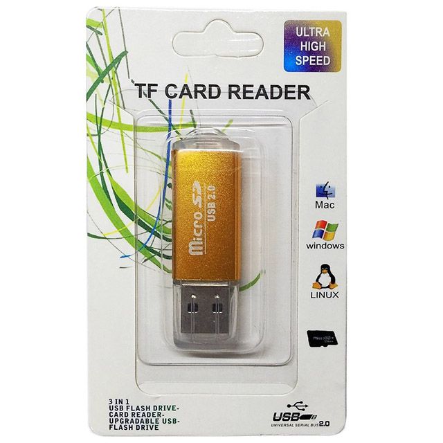 Đầu đọc thẻ MicroSD PeepVN Ultra (Vàng đồng)