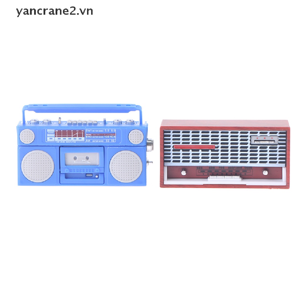 Mô Hình radio Đồ Chơi Mini Hoài Niệm Trang Trí Nhà Búp Bê {yancrane2.vn}