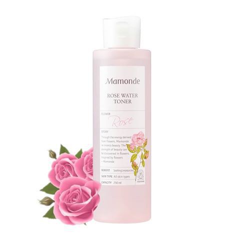 (Mẫu mới 2020) Nước Hoa Hồng Dưỡng Ẩm Mamonde Rose Water Toner 250ml