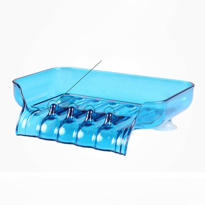 Khay Đựng Xà Phòng Bằng Nhựa 4 Màu Sắc Tùy Chọn Có Giác Hút Tiện Dụng Cho Nhà Bếp Nhà Tắm