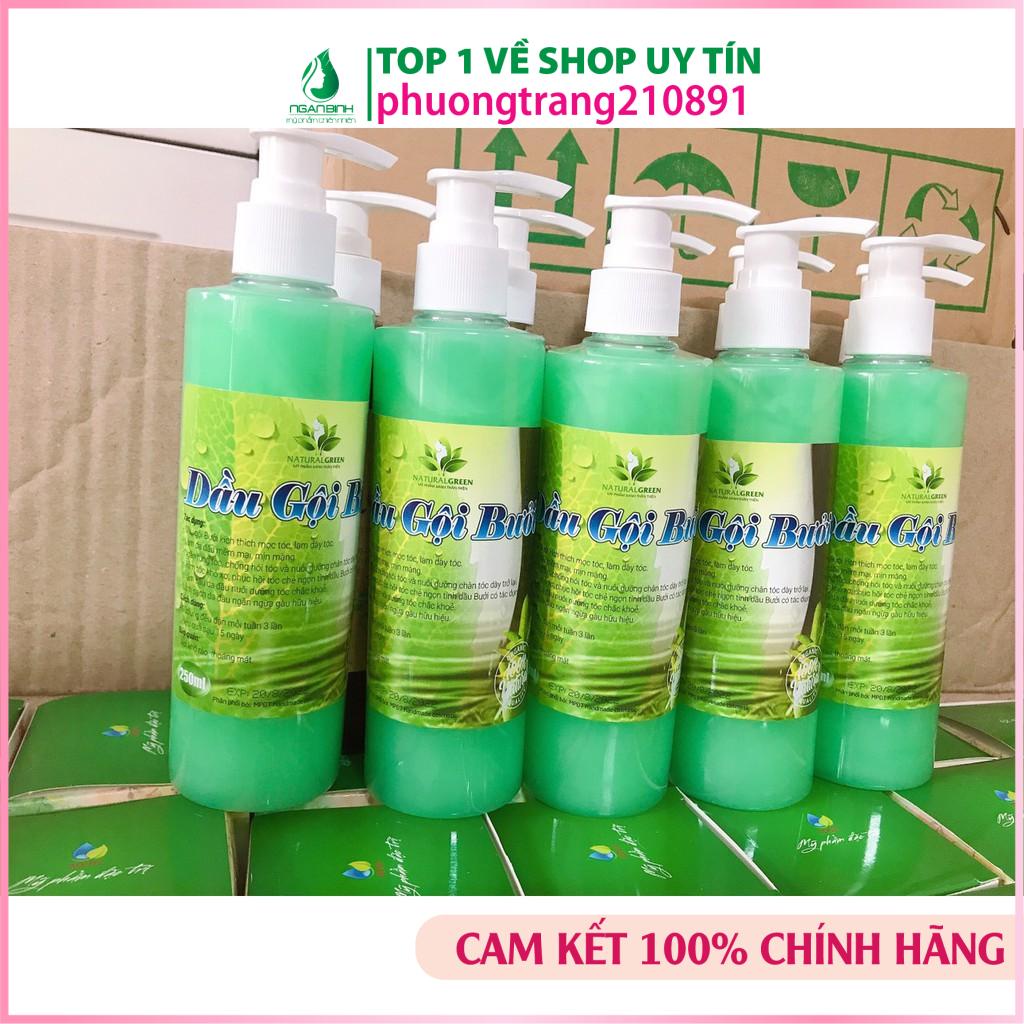 (250ml) Dầu Gội Đầu Hương Bưởi kích thích mọc tóc dài, dày, chắc khỏe.