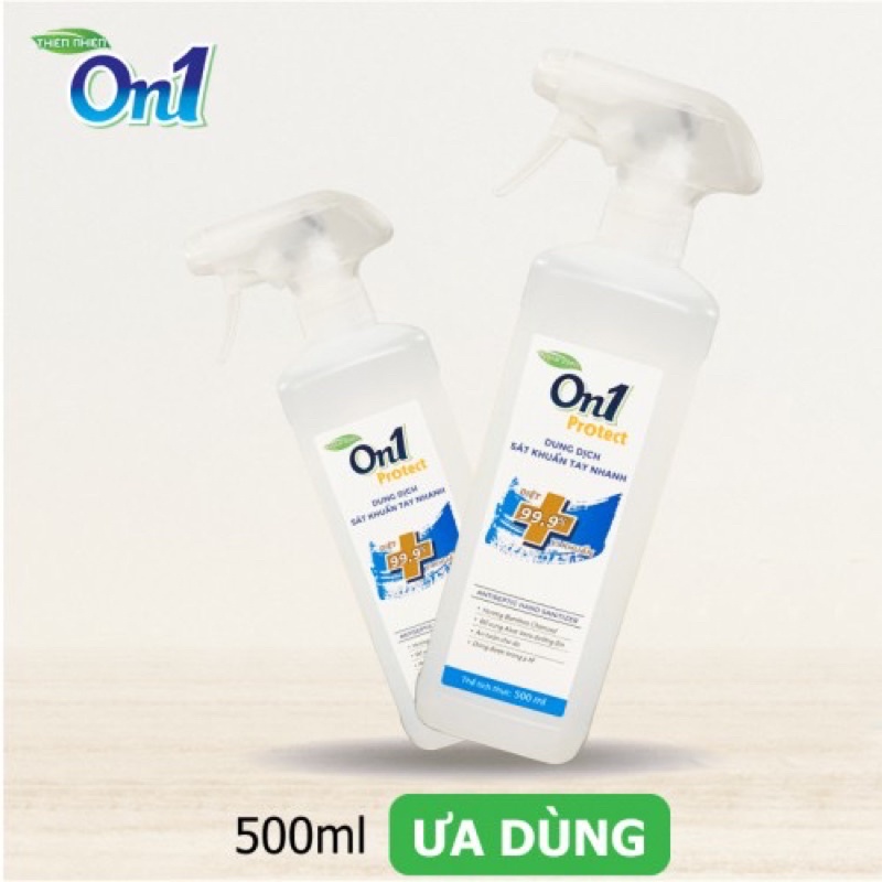 Xịt khuẩn phun sương 500ml và Gel sát khuẩn 250ml On1 | BigBuy360 - bigbuy360.vn
