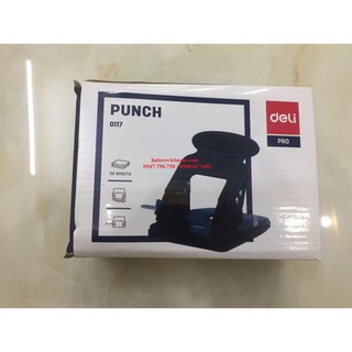 Đục lỗ Deli 0117 (35 tờ) - Dập lỗ HÀNG CHÍNH HÃNG DELI