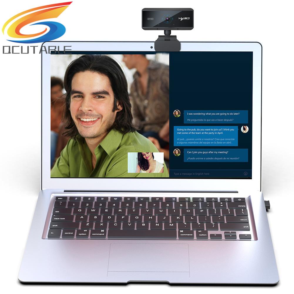 Webcam Hxsj S3 USB 1080P tự động lấy nét tích hợp micro chất lượng cao
