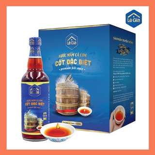 Set Tinh hoa ẩm thực biển 1 (Combo thùng 6 chai Nước mắm cốt đặc biệt Lê Gia)