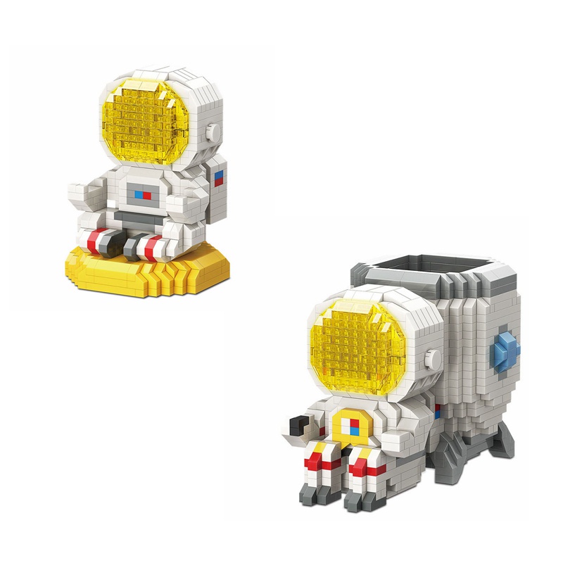 Bộ lắp ráp nhân vật hình phi hành gia SLUBAN nanoblock thiết kế mini dành cho bé