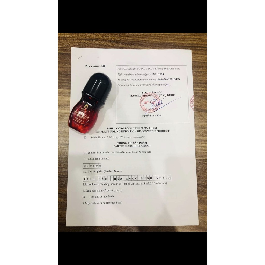 Tinh dầu thảo dược Phúc Minh Khang – Hết ho, long đờm, sổ mũi [Chỉ 1 chai duy nhất.]