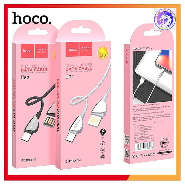 CÁP SẠC HOCO U62 TYPE-C 3.0A 1.2M