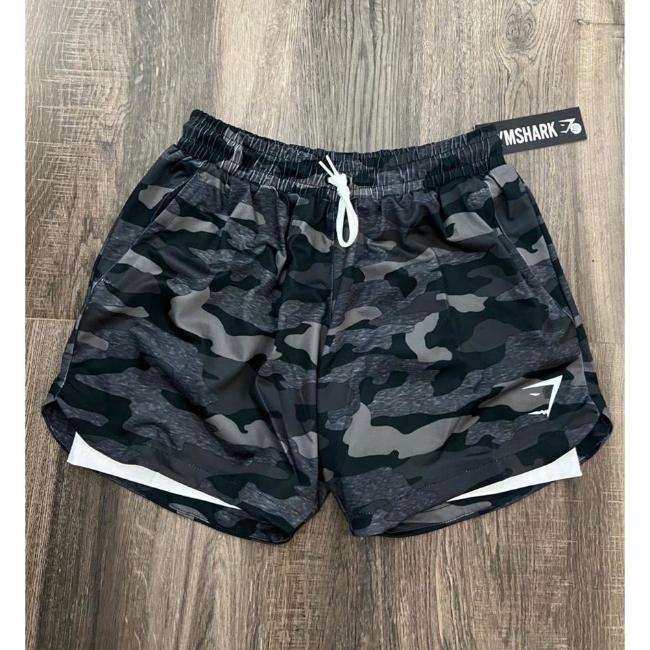 [Ảnh thật] [Có sẵn]  Quần đùi 2 Lớp Gymshark - Quần Gym, Chạy Bộ , Đi bơi , du lịch 5 màu siêu đẹp