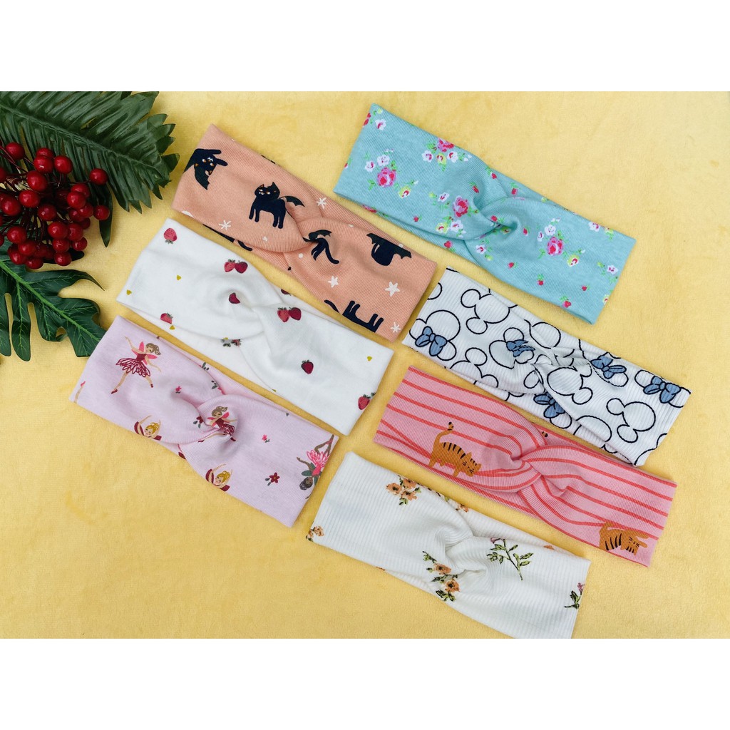 Turban Hàn chéo[LK-013] cho bé ảnh thật shop tự chụp